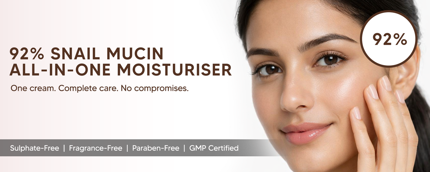 92% Snail Mucin All-in-One Moisturiser with Ceramides, Lactic Acid & Adenosine