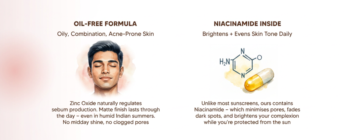 Oil-Free Centella Sunscreen SPF50 PA+++ with Niacinamide, Zinc Oxide & Madecassoside