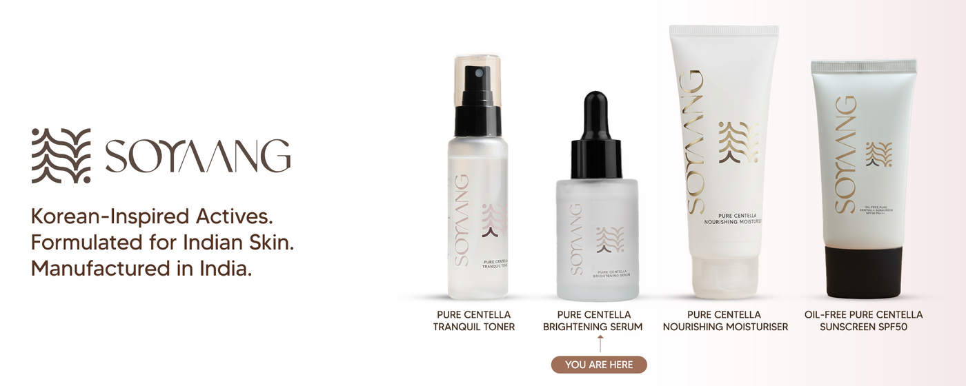 Pure Centella Brightening Serum with Niacinamide, Madecassoside & 3X Hyaluronic Acid