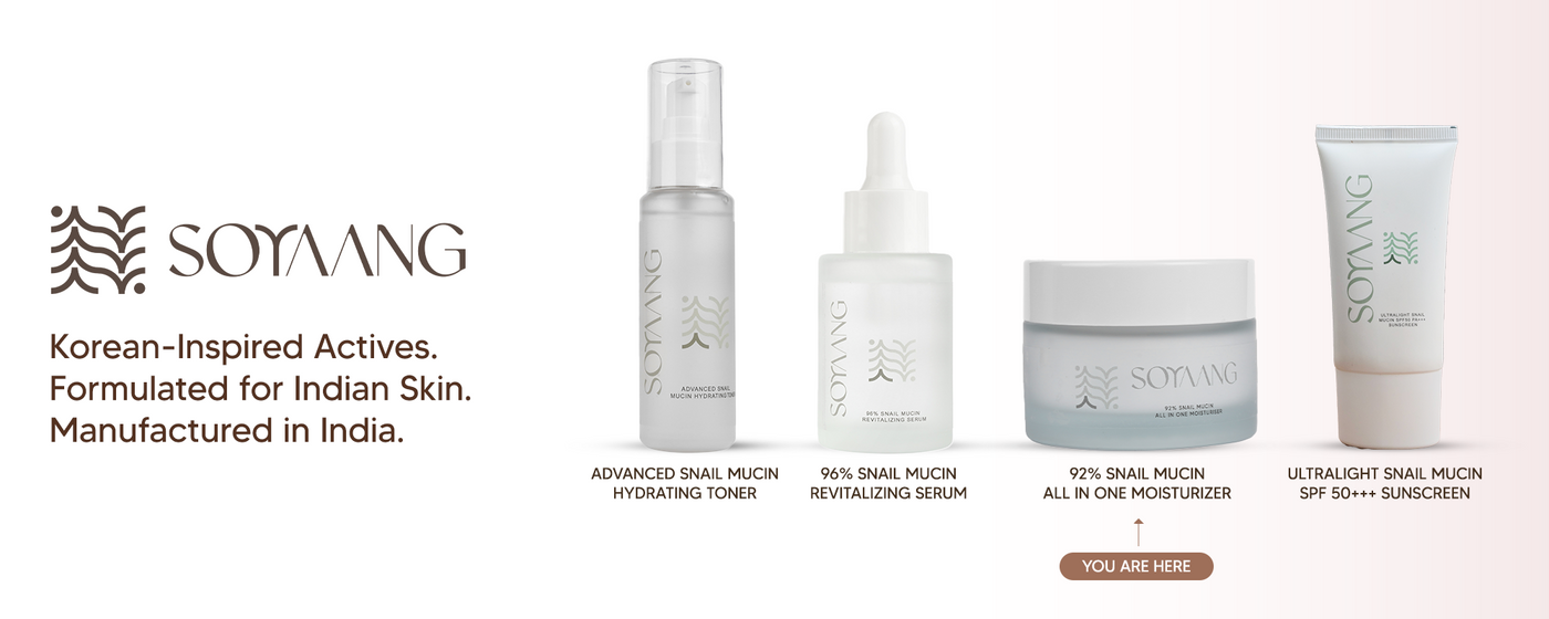 92% Snail Mucin All-in-One Moisturiser with Ceramides, Lactic Acid & Adenosine