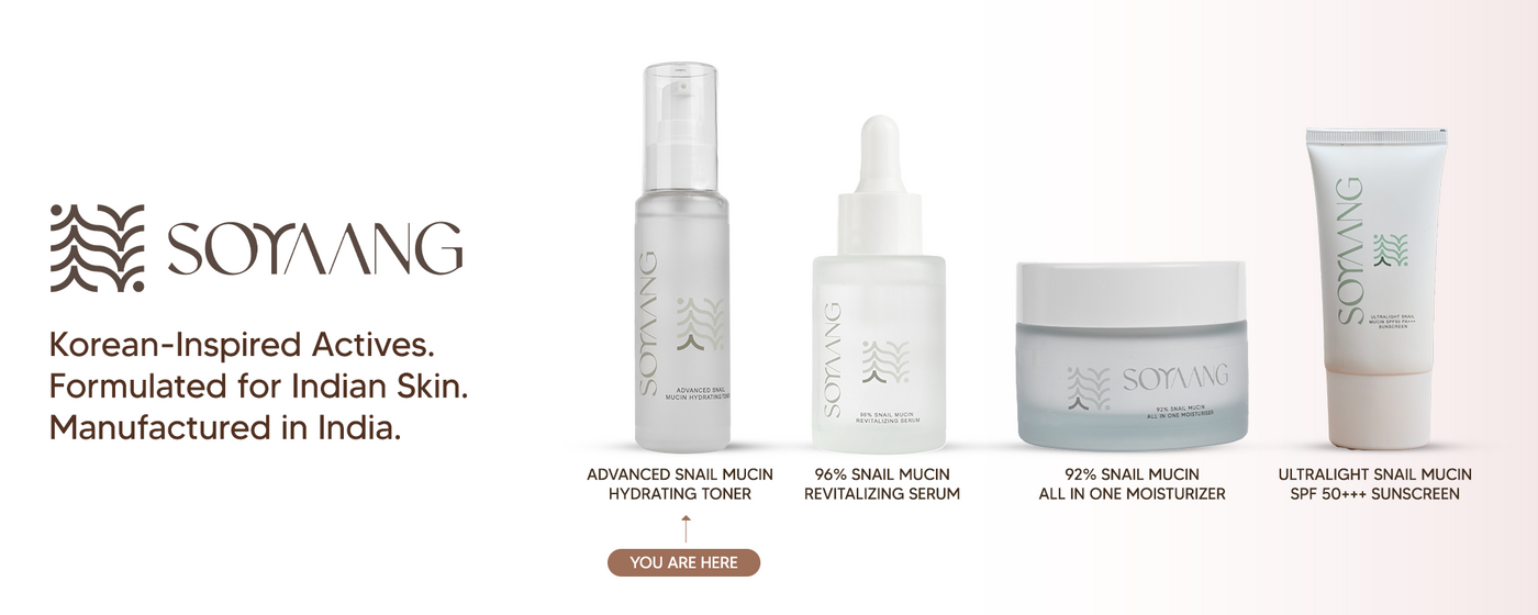 Advanced Snail Mucin Hydrating Toner with Aloe Vera, Allantoin & Panthenol