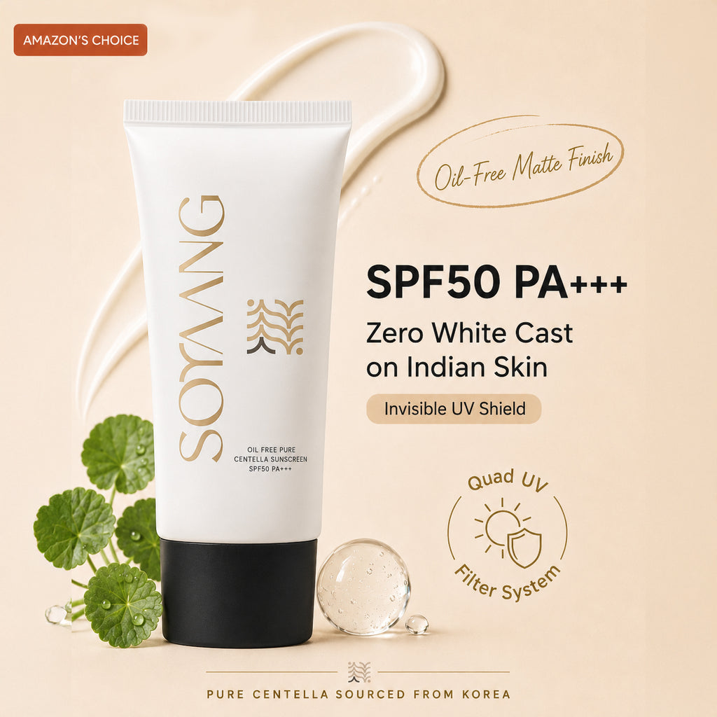 Oil-Free Centella Sunscreen SPF50 PA+++ with Niacinamide, Zinc Oxide & Madecassoside