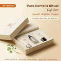 Soyaang Pure Centella Ritual Gift Box - Nourishing Moisturiser, Brightening Serum & SPF50 Sunscreen | Complete Skincare Ritual, Gift-Ready