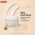 92% Snail Mucin All-in-One Moisturiser with Ceramides, Lactic Acid & Adenosine