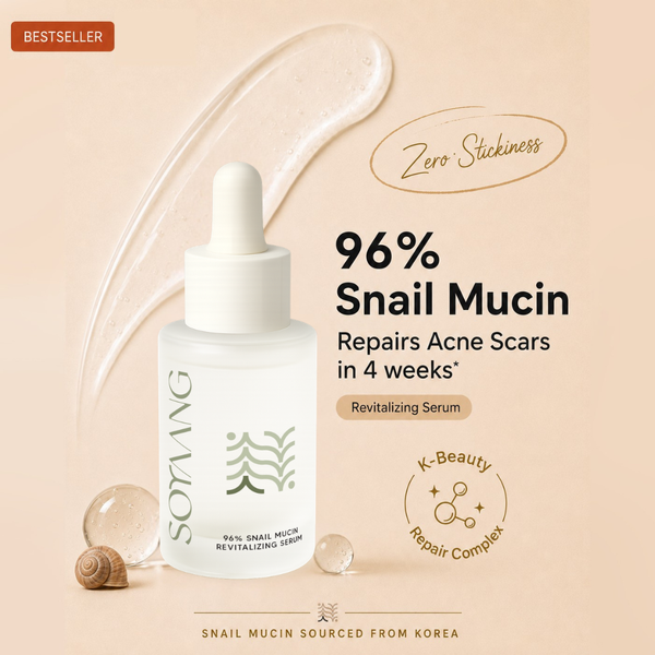 96% Snail Mucin Revitalizing Serum with Niacinamide & Aloe Vera