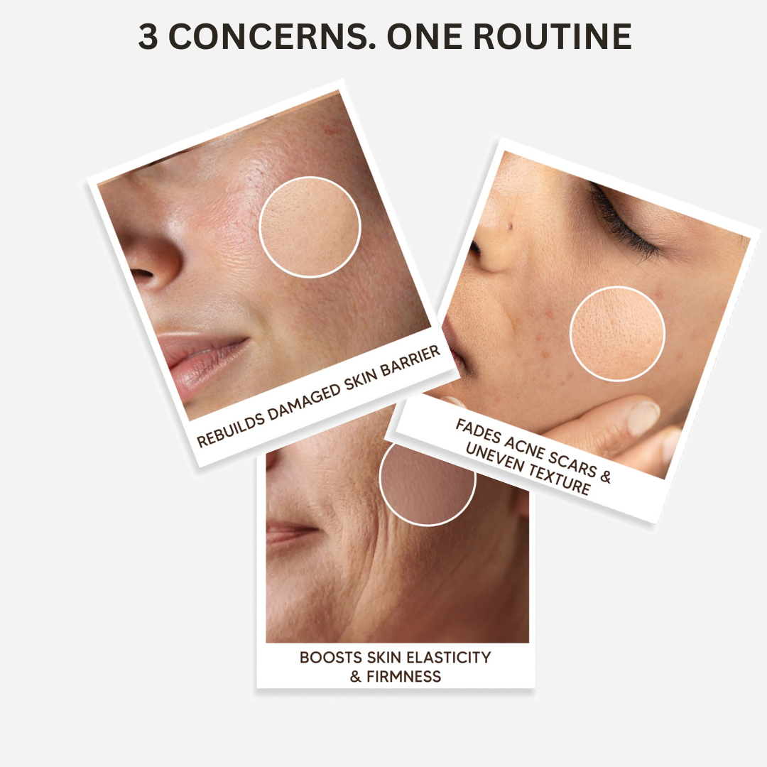 Snail Mucin Repair & Glow Trio - Toner. Serum. Moisturiser.