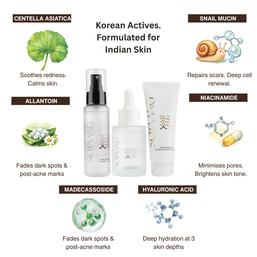 Korean Beauty Starter Trio - Toner. Serum. Moisturiser.